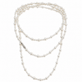 Vintage Graduated Pearl Long Necklace