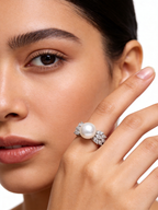 Celestial Cluster Pearl Ring